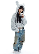 Rabbit ears hoodie